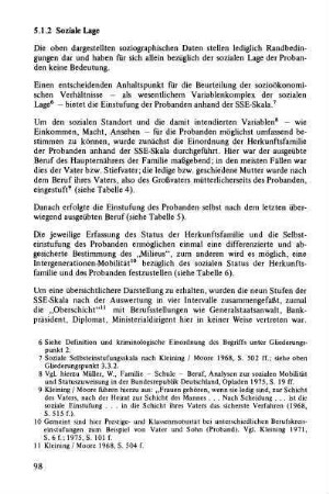 5.1.2 Soziale Lage