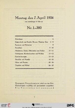 Montag, den 7. April 1924 (Nr. 1-380