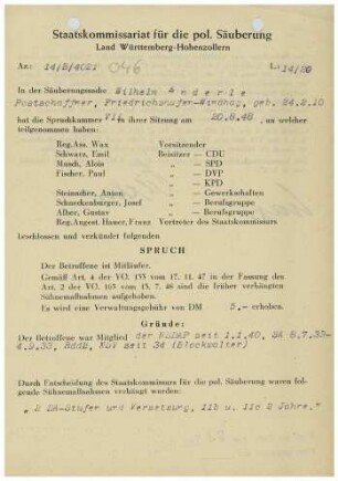 Enderle, Wilhelm