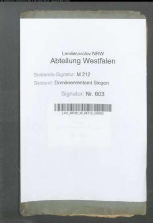 Domanialabgaben des Hellergutes zu Riflinghausen