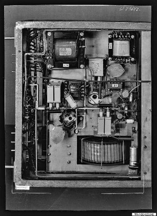 Stromwert-Messplatz B 12518, Seitenansicht, Foto 1962
