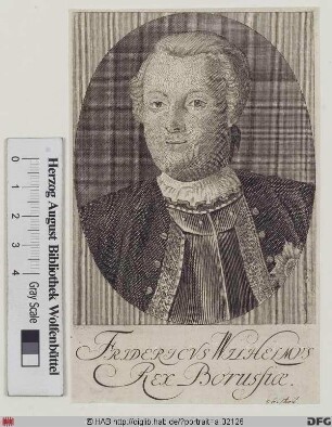 Bildnis Friedrich Wilhelm I., König in Preußen (reg. 1713-40)