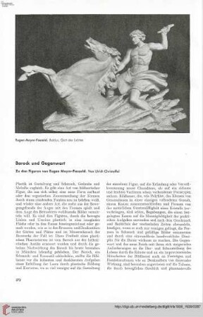 54: Barock und Gegenwart : zu den Figuren von Eugen Mayer-Fassold