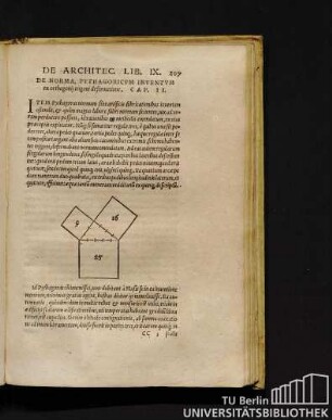 De Norma, Pythagoricum Inventum ex orthogonii trigoni deformatione. Cap. II.