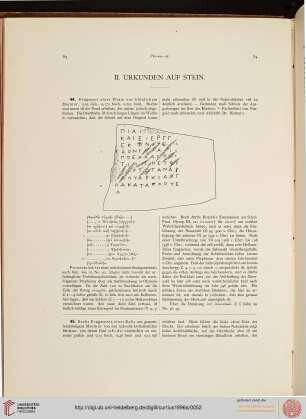 II. Urkunden auf Stein (Nr. 44-57)