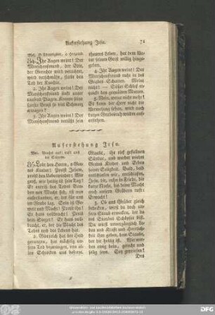 Auferstehung Jesu.