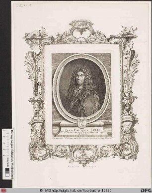 Bildnis Jean-Baptiste Lully (eig. Giovanni Battista Lulli)
