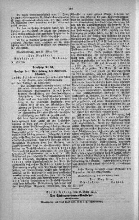 No. 9 (85-105) (94), 29. März 1911