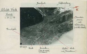 Foto des Elektrizitätswerkes in Krüt (Kruth) (Luftbild)