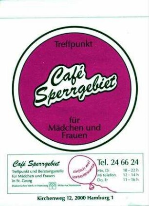 Selbstdarstellung Mädchentrefff