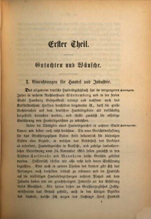 Jahresbericht der Handelskammer in Mannheim. 1865 (1866)