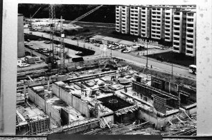 Freiburg; Landwasser: Großbaustelle von oben