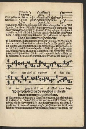 Preceptio secunda de vocibus musicalibus et earum proprietatibus.