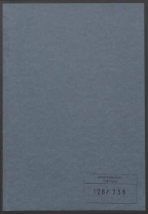 Carl Watzinger (1877-1948). Personalakte des Lehrkörpers : Akte betreffend Carl Watzinger, ordentlicher Professor für Archäologie