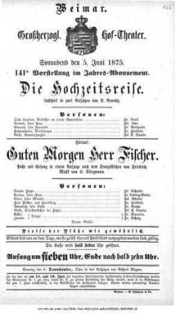 Guten Morgen Herr Fischer