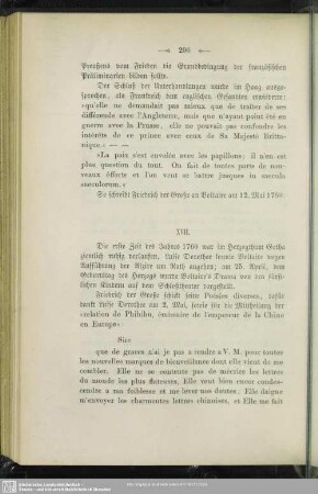 XVII. [von 1760 bis zum Schluß des Krieges]