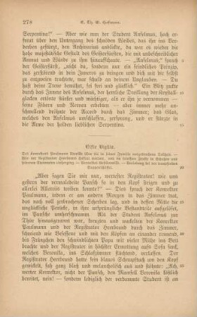 Elfte Vigilie. Des Konrektors Paulmann Unwille über die in seiner Familie ausgebrochene Tollheit ...