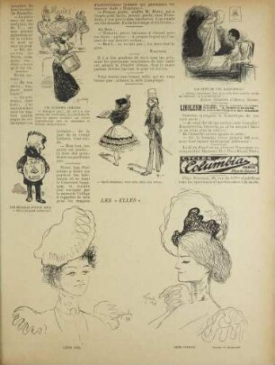 Une académie féminine; Les Nuits de l'ex agent Rodot; Une médaille pour M. Zola; Oncle Jonathan, ...; Les "Elles"