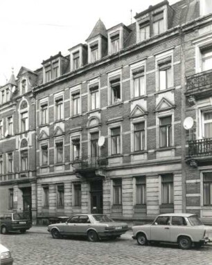 Dresden-Pieschen. Wohnhaus, Mohnstraße 22. um 1900. Straßenansicht