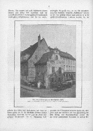 Das alte Rathaus und die Gerichtslaube 1865