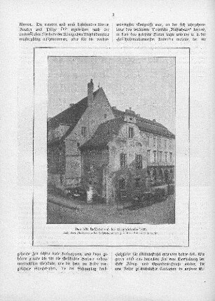 Das alte Rathaus und die Gerichtslaube 1865