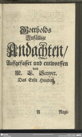 Das Erste Hundert
