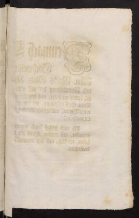 Demnach Ein HochEdel- und Hochweiser Rath, ...
