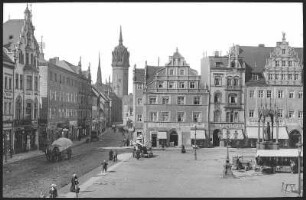 Wittenberg. Blick über den Markt
