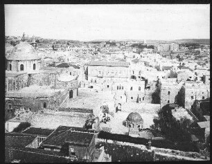 v. Turm der Erlöserk. nach N [Jerusalem]