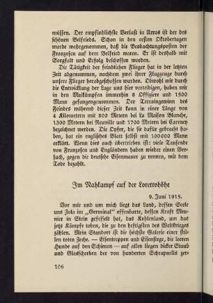 106-111, Im Nahkampf auf der Lorettohöhe