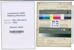 Entnazifizierung Albert Diemert , geb. 23.02.1889 (Polizeibeamter)