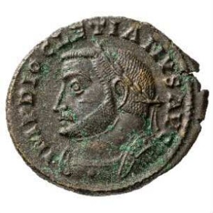 Münze, Follis, 303 - 305 n. Chr.