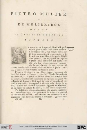 Pietro Mulier o De Mulieribus, detto il Cavalier Tempesta