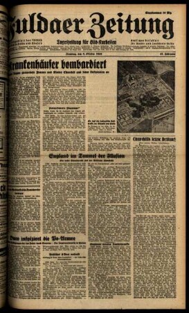 Ausgabe vom Dienstag, den 08. Oktober 1940.