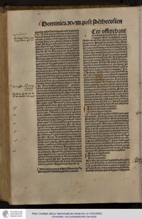 Dominica decimaoctava post penthecosten, sermo primus iuxta evangelium de infirmitatis promissione et curatione.