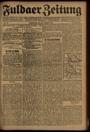 Ausgabe vom Donnerstag, den 20. Januar 1916.