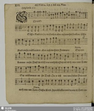 XVI. Sei willkommen Jesulein