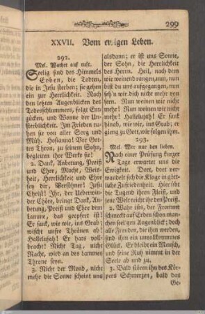 XXVII. Vom ewigen Leben.