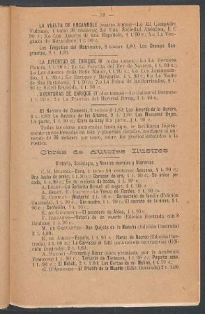 Obras de autores ilustres