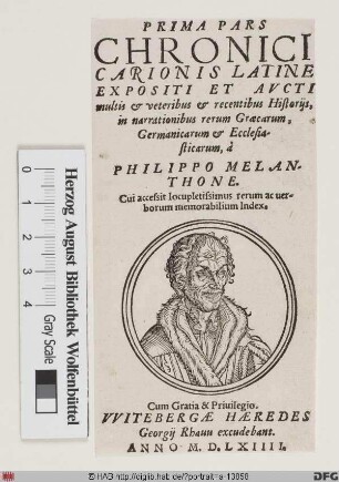 Bildnis Philipp Melanchthon (eig. Schwarzerdt)