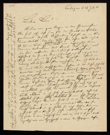 Brief an Bruno, 27.07.1910, Tendaguru
