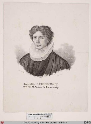 Bildnis Johannes Andreas Christian Mühlenhoff