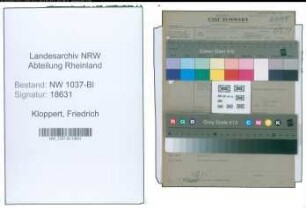 Entnazifizierung Friedrich Kloppert , geb. 24.06.1901 (Bahnsekretaer)