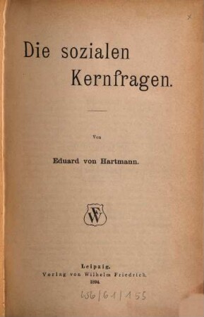 Die sozialen Kernfragen