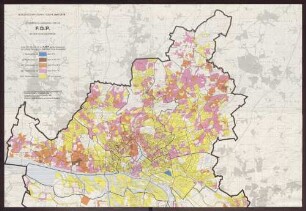 Bürgerschaftswahl vom 4.Juni 1978 - Stimmen in Hamburg für die F.D.P. in den Wahlbezirken