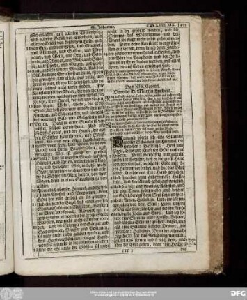 Das XIX Capitel.