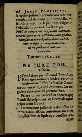 De Jure Pontificio.