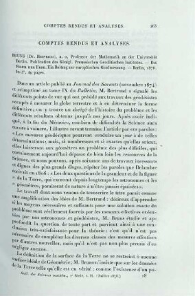 Comptes Rendus et Analyses.