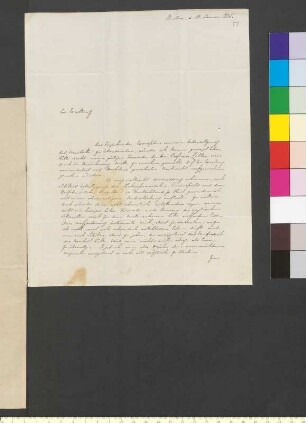 Brief von Spiker, Samuel Heinrich an Goethe, Johann Wolfgang von