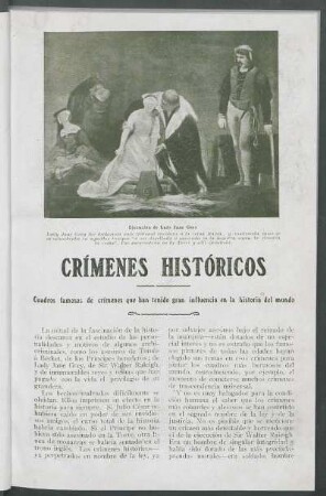 Crímenes Históricos : Cuadros famosos que han tenido gran influencia en la historia del mundo
